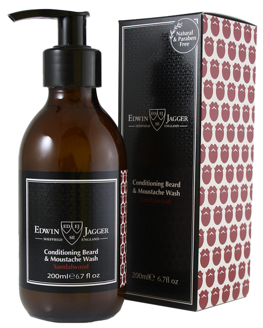 Edwin Jagger Conditioning Beard & Moustache Wash Shampoo Sandalwood