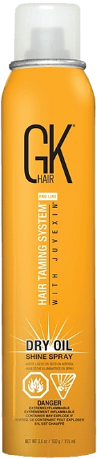 Gkhair Hair Taming System With Juvexin Dry Oil Shine Spray