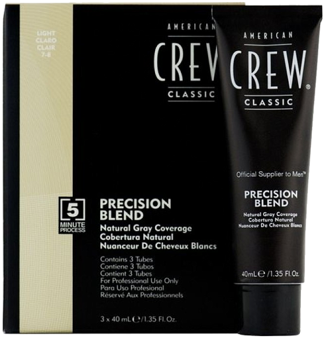 American Crew Precision Blend Natural Gray Coverage Light (7-8)