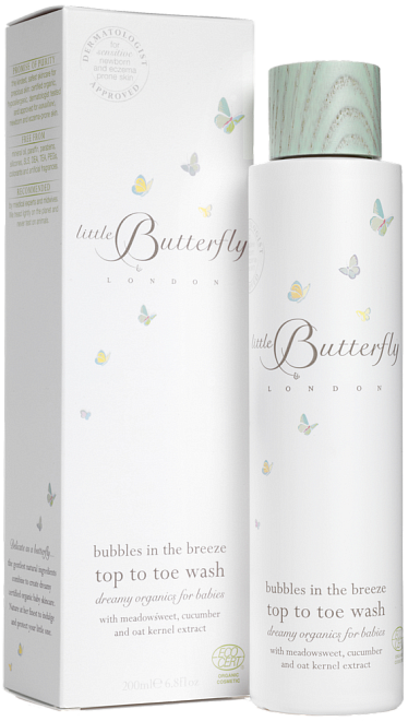 Little Butterfly London Bubbles In The Breeze Top To Toe Wash