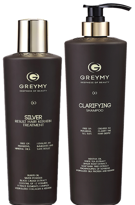 Greymy Silver Keratin Treatment Set