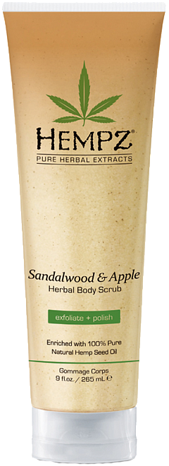 Hempz Body Scrub - Sandalwood & Apple