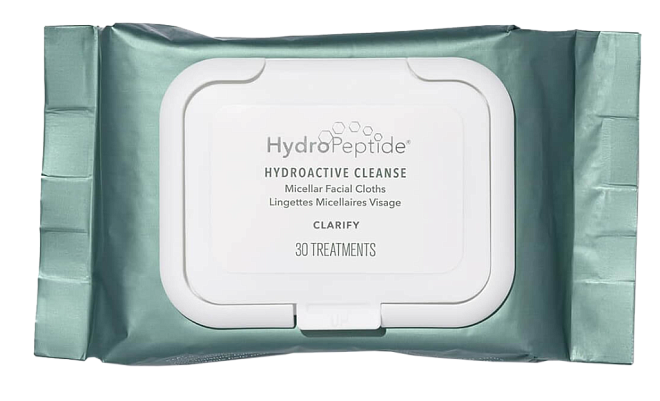 Hydropeptide Hydroactive Cleanse Micellar Facial Towelettes