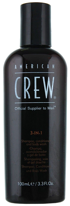 American Crew Classic 3-in-1 Shampoo, Conditioner and Body Wash